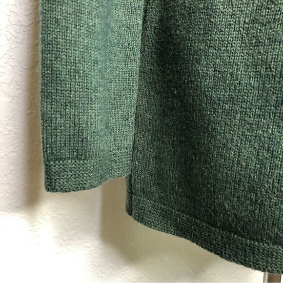 Soft Surroundings dark green wool blend sweater size Large - Picture 4 of 14